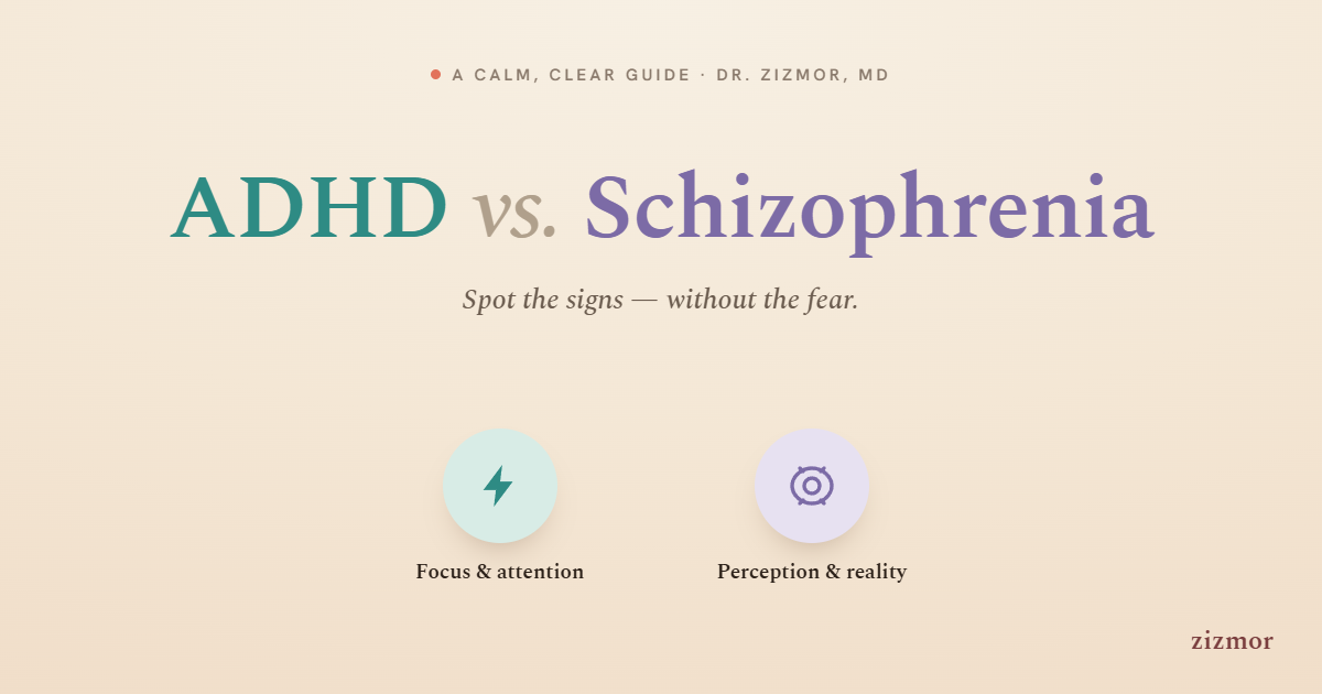 Differentiating Symptoms: ADHD vs. Schizophrenia - A Guide