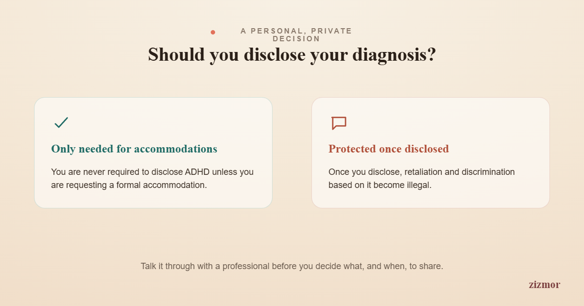 What Are the Pros and Cons of ADHD Disclosure at Work?