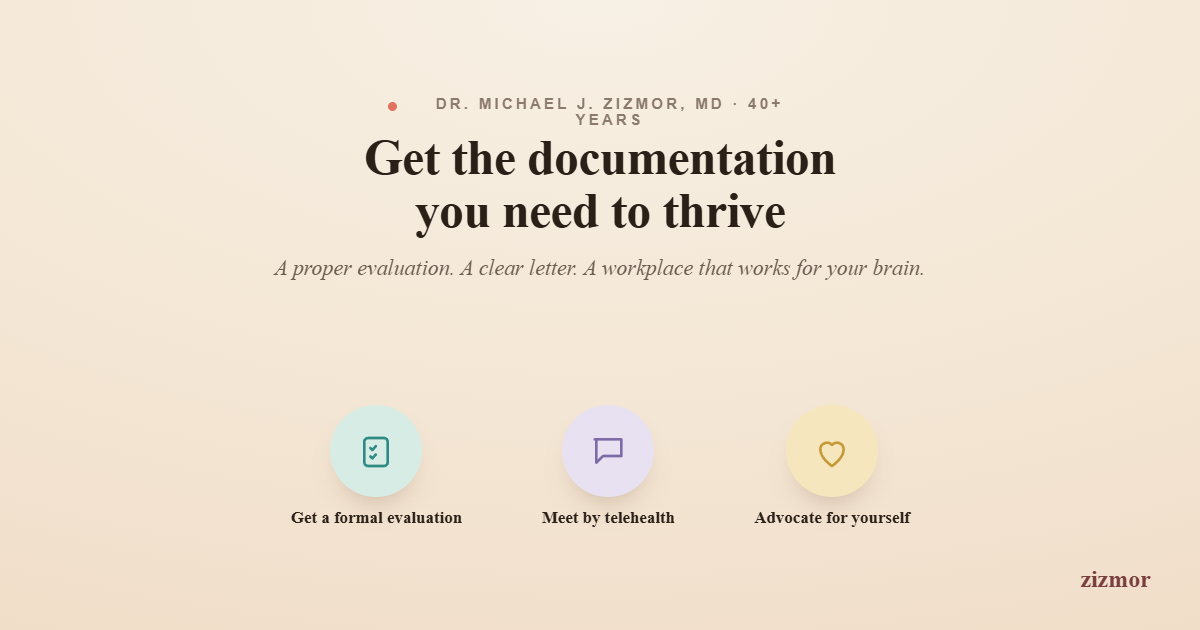 What Documentation Is Needed for ADHD Work Accommodations?